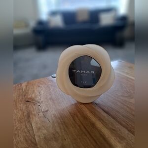 Tahari Home Cream Flower Picture Frame